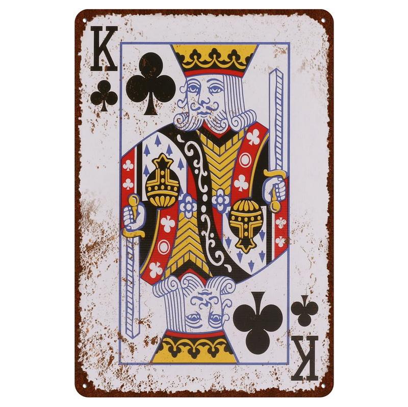 Металлические жестяные знаки Poker Jokers King настенное украшение табличка винтажный художественный постер железная картина для Man Cave Home Cafe Garden Club Bar