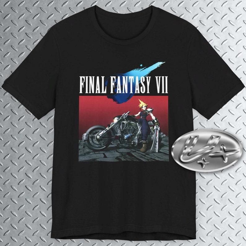 FF 7 Vintage, Cloud Moto kids T-Shirt , RPG Shirt, PS1 Tee, Video game T Shirt Unisex 100% Cotton