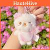 Cherry Bear Blossom Rabbit Cat Plush Keychain Bag Accessory Animal Kids Gift