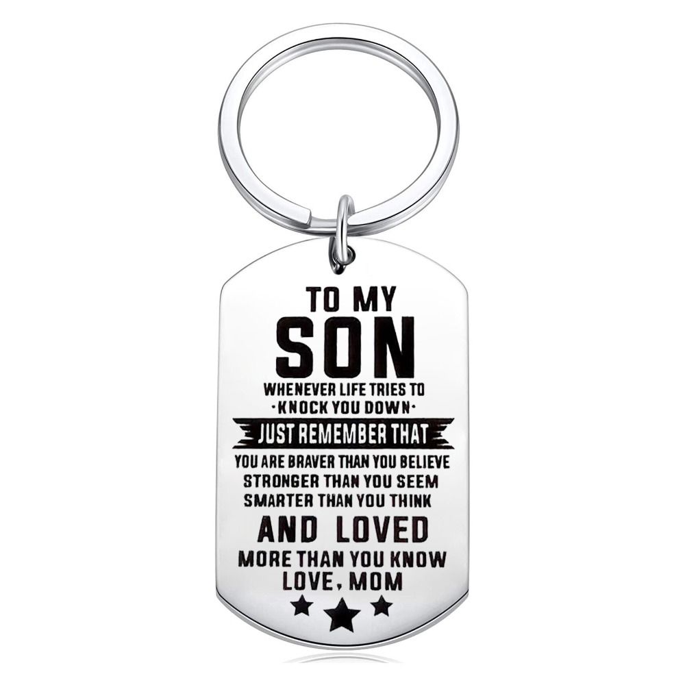 Vintage To My Son Keychain Daughter To My Dad Keychain To My Daughter Keychain Boys