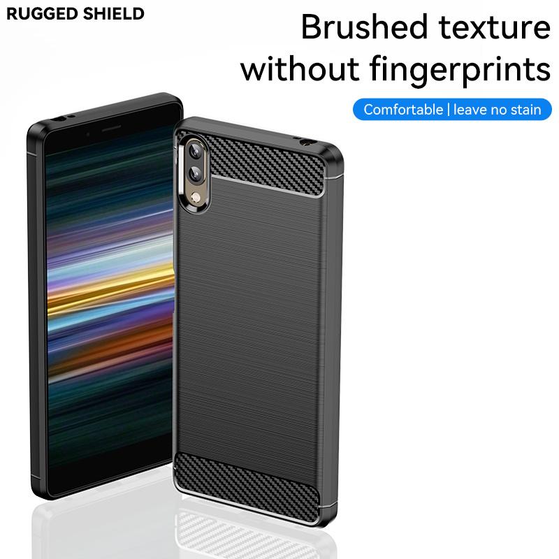 For Cover Sony Xperia L3 Case For Sony Xperia L3 Capas Soft Silicone Carbon Fiber Bumper For Fundas Sony Xperia L1 L2 L3 Cover