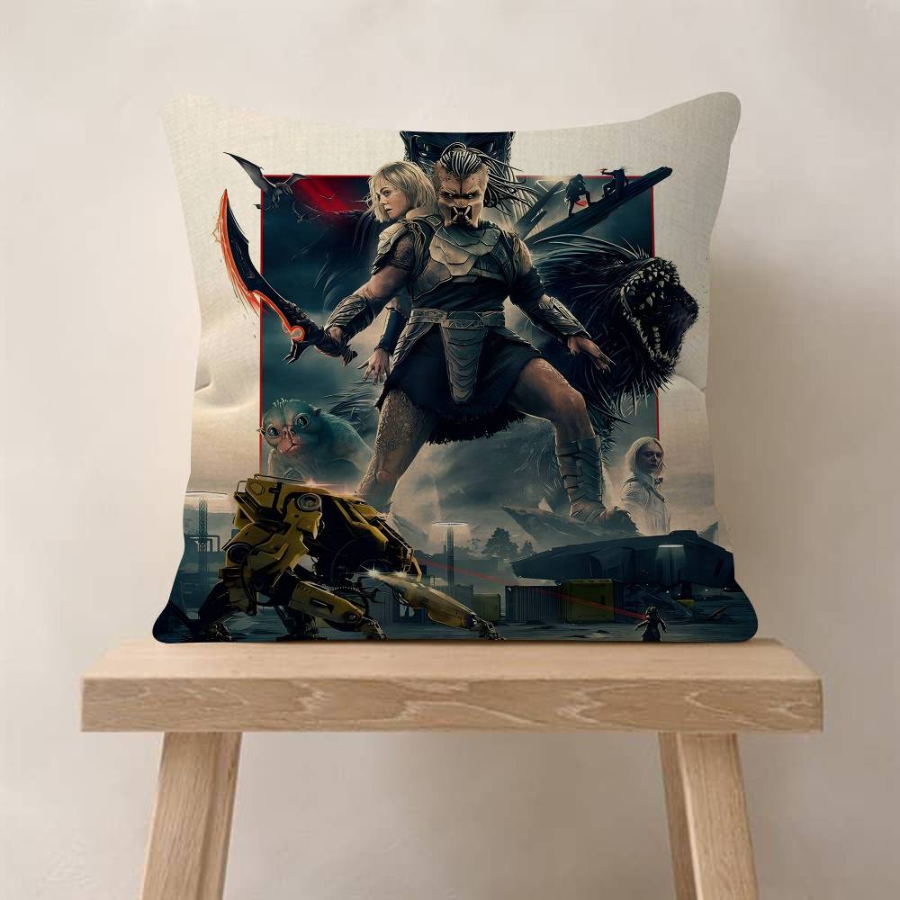 PC The Predator Maple Design Cushion Cover Happy Autumn Harvest Decor Holiday Decorati Pillow Cover