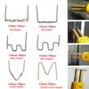 For Plastic Welder Tool Car Damaged Bumper Repair Kit 100Pcs Hot Stapler Staples