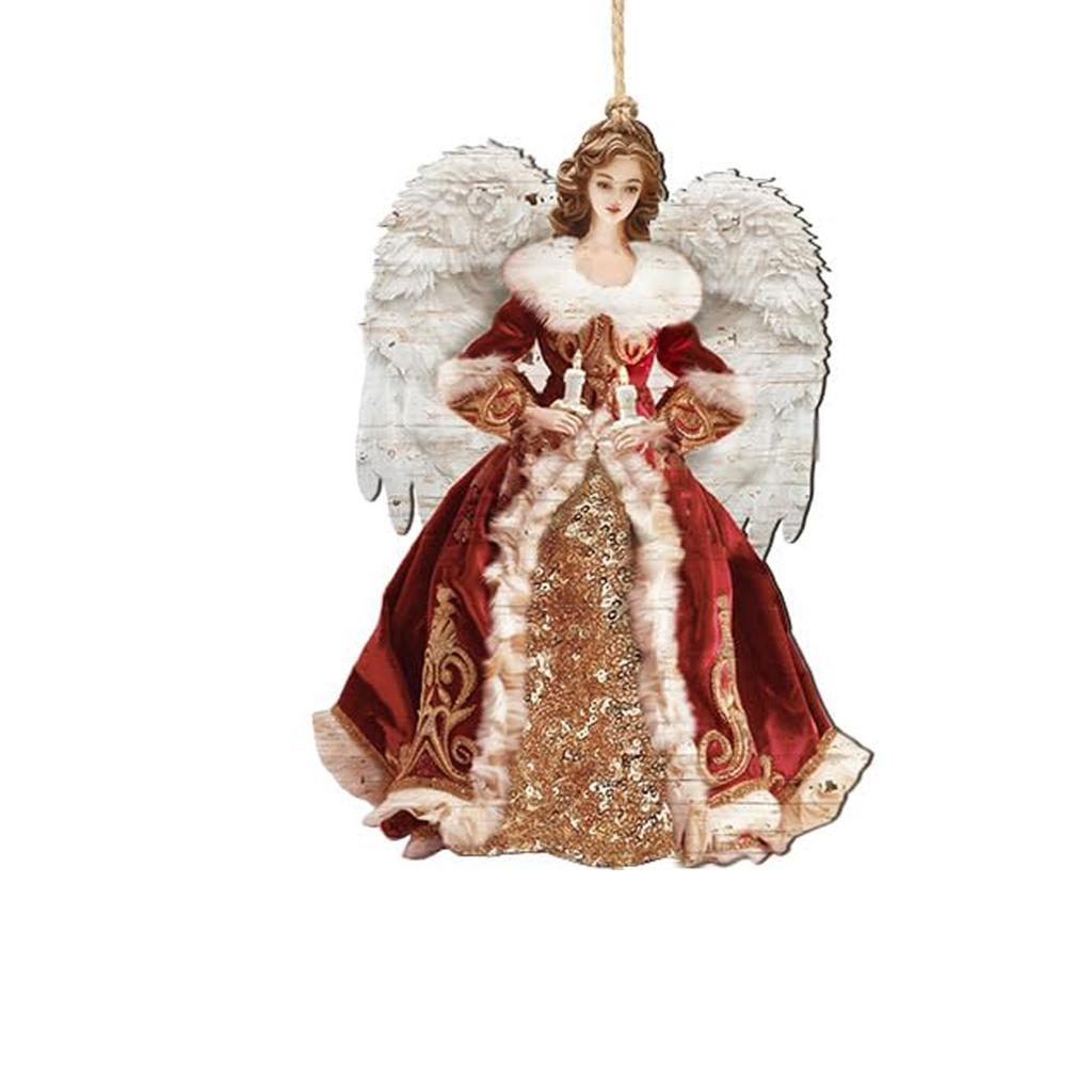 Санта 2D Плоский Акриловый Новогодний Елочный Подвесной Декор Спортивный Автомобиль Украшение Плоский Подвесной Декор