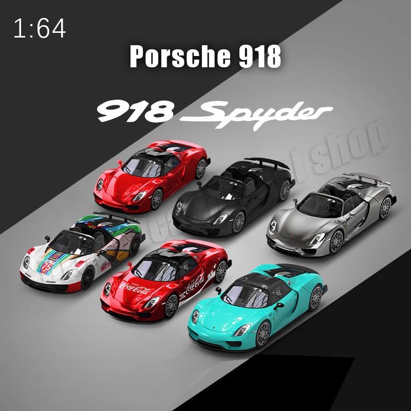 1:64 Porsche 918 Alloy Car Model Collectible Boutique Model Holiday Gift