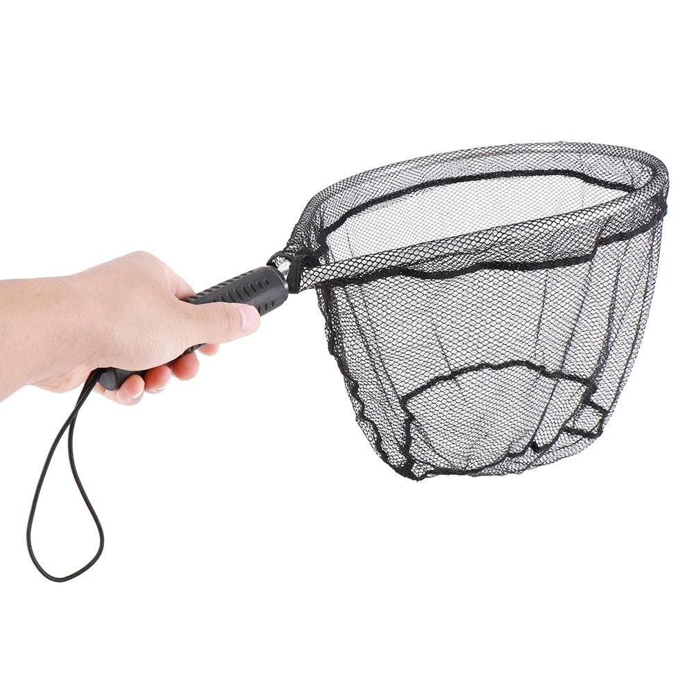 Portable Durable Trout Mesh Fly Fishing Nylon Landing Nets Hand Net Fish Saver Fishing Net