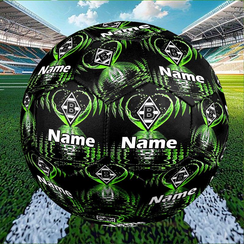 Custom Name Personalized Borussia Monchengladbach Print Size 5 Soccer Ball Training & Match Football, for Team, Kicking, Gift for Football