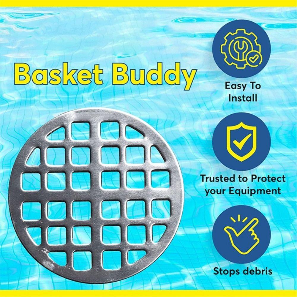 anti-corrosion Basket Buddy Prevents Debris Pool grid block Pool Filter Grid Cover  household