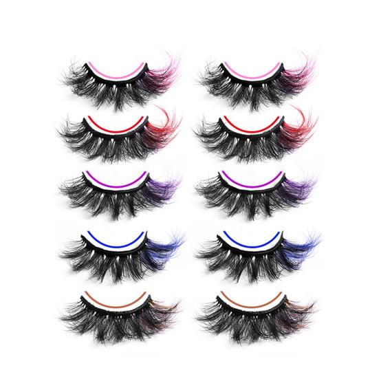 Модный накладные ресницы Яркий цвет Нераздражающий макияж глаз