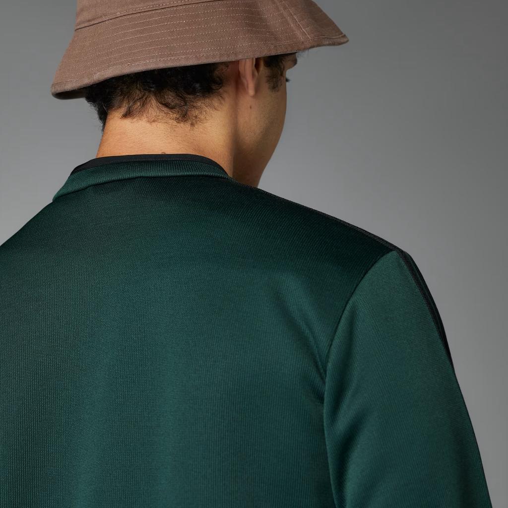 Adidas Originals FC Bayern X Originals Логотип Вышитый Дизайн Однобортный Модный Круглый Вырез Длинный Рукав Куртка Мужские Куртки Зеленый IZ0088