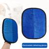 Pet Hair Remover Electrostatic Gloves Reusable Hair Remover for Couch Furniture Carpet Car Seat Double Sided Grooming Glove for Cats Dogs