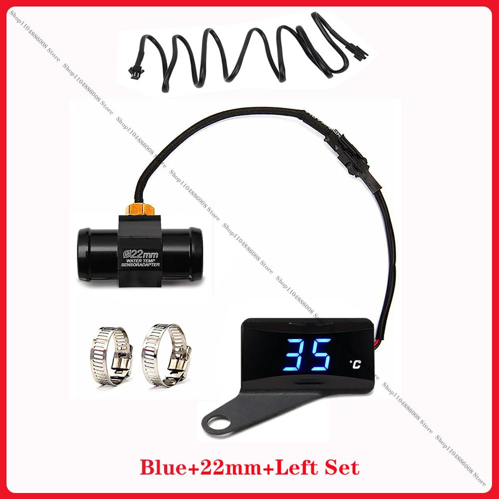 Motorcycle Water Temperature Gauge Temperature Measuring Instrument Universal for XMAX300 250 NMAX155 CB400 CB500X Sensor