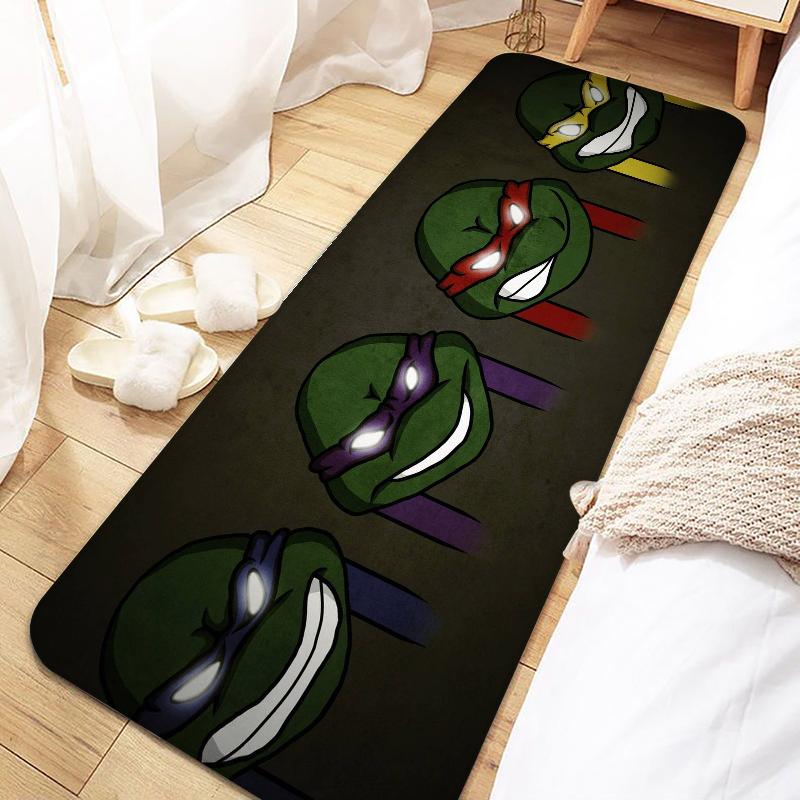 N-Ninja Turtles Door Mat Entrance Non-slip Doormat Washable Kitchen Carpet Living Room Hallway Rugs Bathroom Bath Door Mats
