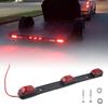 Габаритный фонарь ярко-красный 9 светодиодов ID Light Bar Задний стоп-сигнал со светоотражающей лентой для грузовика