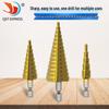 Bearing Steel Hexagonal Handle Pagoda Drill Bit 4-12mm for Wood, Metal, and Step Drilling