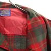 PENDLETON 60-е 70-е винтажная клетчатая шерстяная куртка с длинным рукавом M Красная серия Мужская Б/У