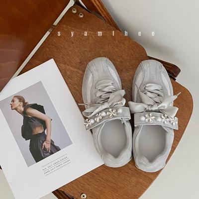 Версия из коровьей кожи~ маленькие белые туфли, новые туфли на плоской подошве с мягкой подошвой, спортивные туфли для отдыха, балетки, на шнуровке