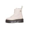 Leather Comfortable Casual Ankle Boots Women Ankle Boots White 27656348