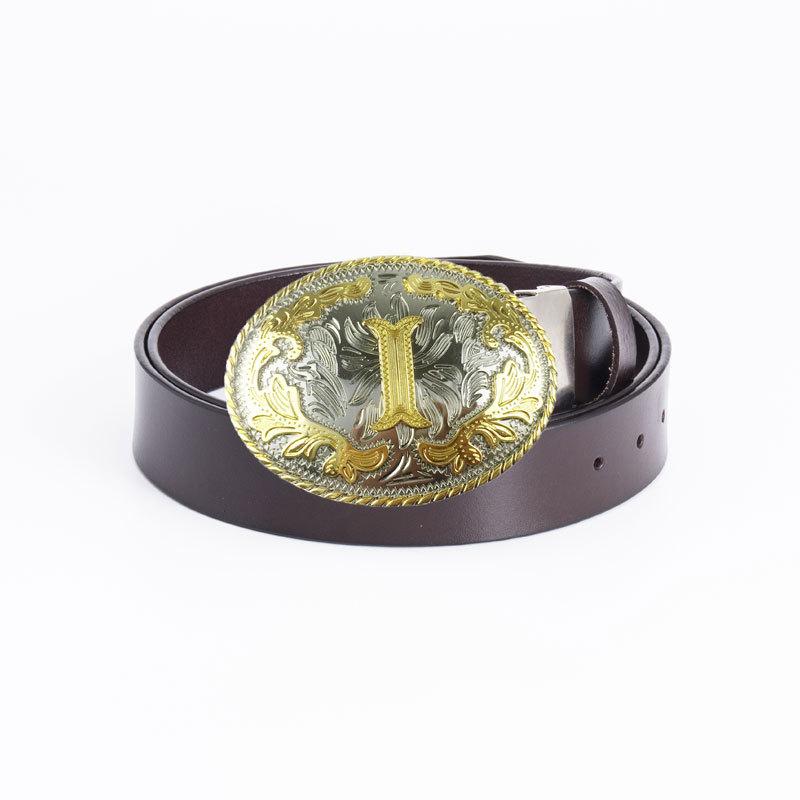 Ремень из коровьей кожи мужской I Word Fashion Retro ремень в стиле панк-этнический