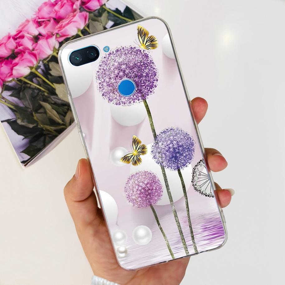 Чехол для Xiaomi Mi 8 Lite Модный Мягкий Силиконовый Чехол для Телефона для Xiaomi Mi 8 SE / Mi 8 Pro Mi8 Lite Прозрачный ТПУ Чехол Астронавт Capa