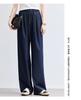Summer "Urban Light Machine Energy" Glacier Imitation Cowboy Color Casual Pants