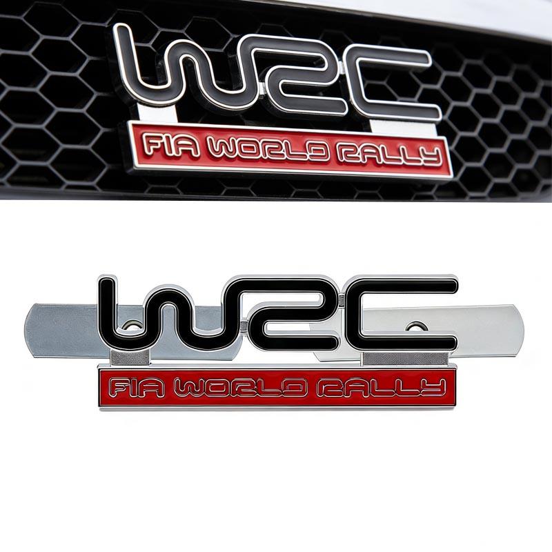 3D Metal WRC Car Decoration For Golf Polo Fit Civic Focus BSDTSE Grille Modification Accessories
