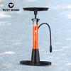 WEST BIKING High Pressure Bicycle Air Pump With Pressure Gauge 160 PSI Stainless Steel Floor Pump MTB Road Bike Tire Inflator