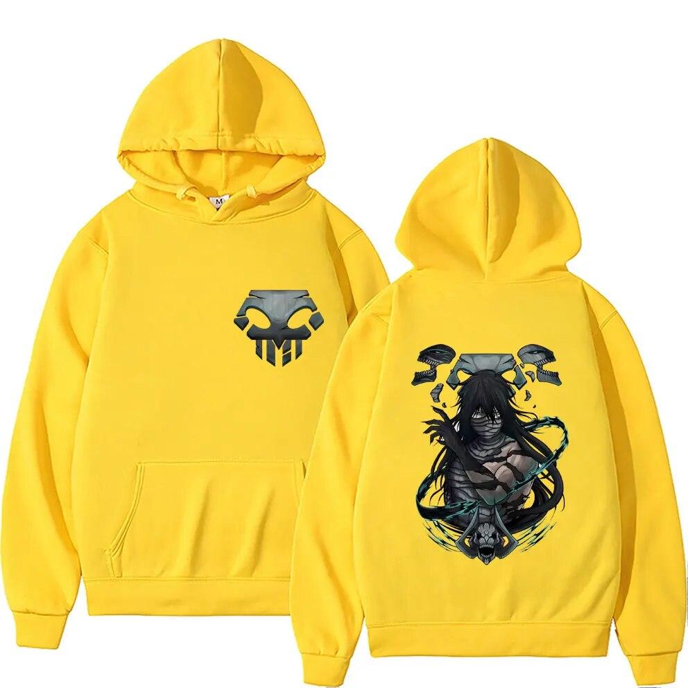 90s Anime Bleach Kurosaki Ichigo Graphic Hoodie Unisex Women Fashion Oversized Sweatshirt Unisex Unisexga Casual Fleece Cotton Hoodies