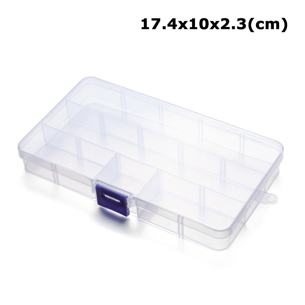Boxes Jewelry Beads Container Fishing Tools Box Small Items Sundries Transparent Storage Box