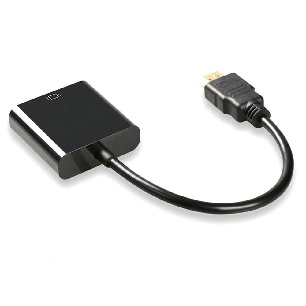 HD 1080P HDMI-совместимый к VGA кабельный конвертер HDMI-совместимый штекер к VGA-гнезду адаптер для планшета ноутбука ПК ТВ