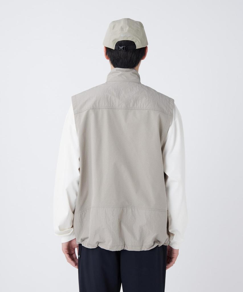 Insect Shield Vest Outerwear Vest GREIGE L [Snow Peak] VT-26SU006 Mid-layer Men's Women's