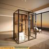 Luxury Solid Wood Panoramic Cat Villa - Large Indoor Glass Cat Room