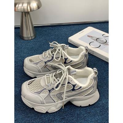 Новые товары в продаже летом, новые сетчатые спортивные кроссовки на толстой подошве, увеличивающие рост, 3434