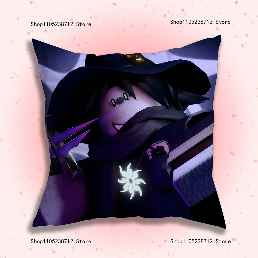 Twotime Forsaken Acrylic Anime Pillow Case Anti-Dustmite Pillowcase Invisible Zipper Silky Short Plush Sofa Cushion Cover