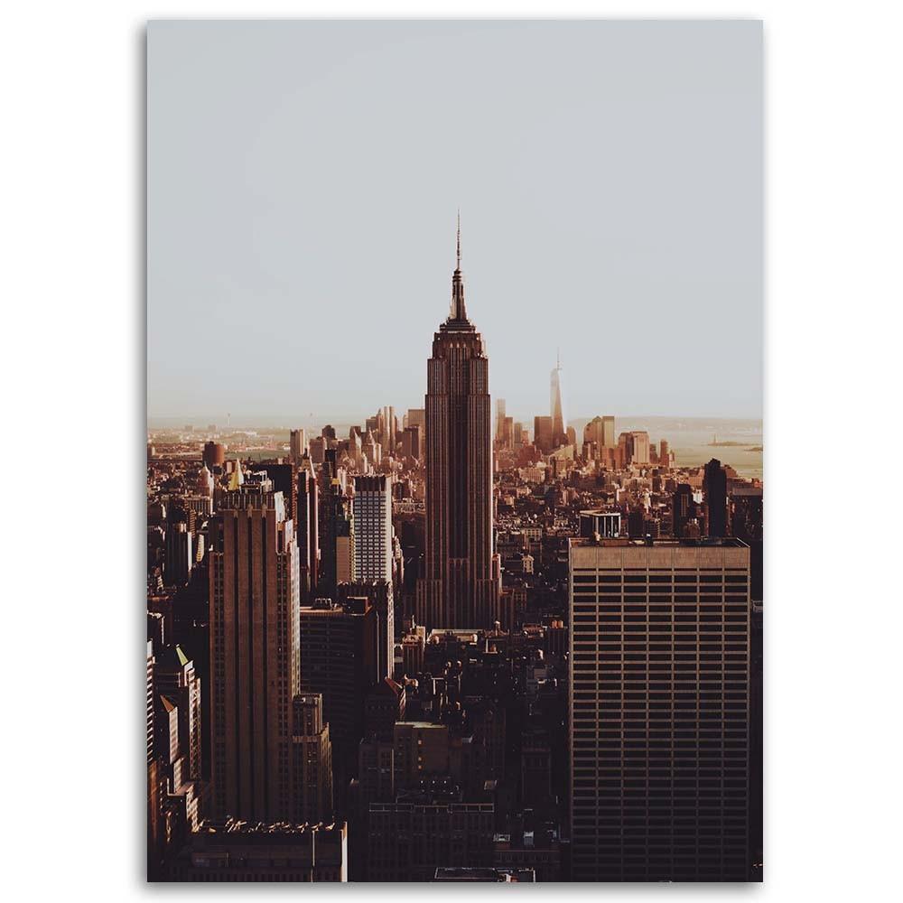 Печать на холсте, Нью-Йорк - Эмпайр-стейт-билдинг