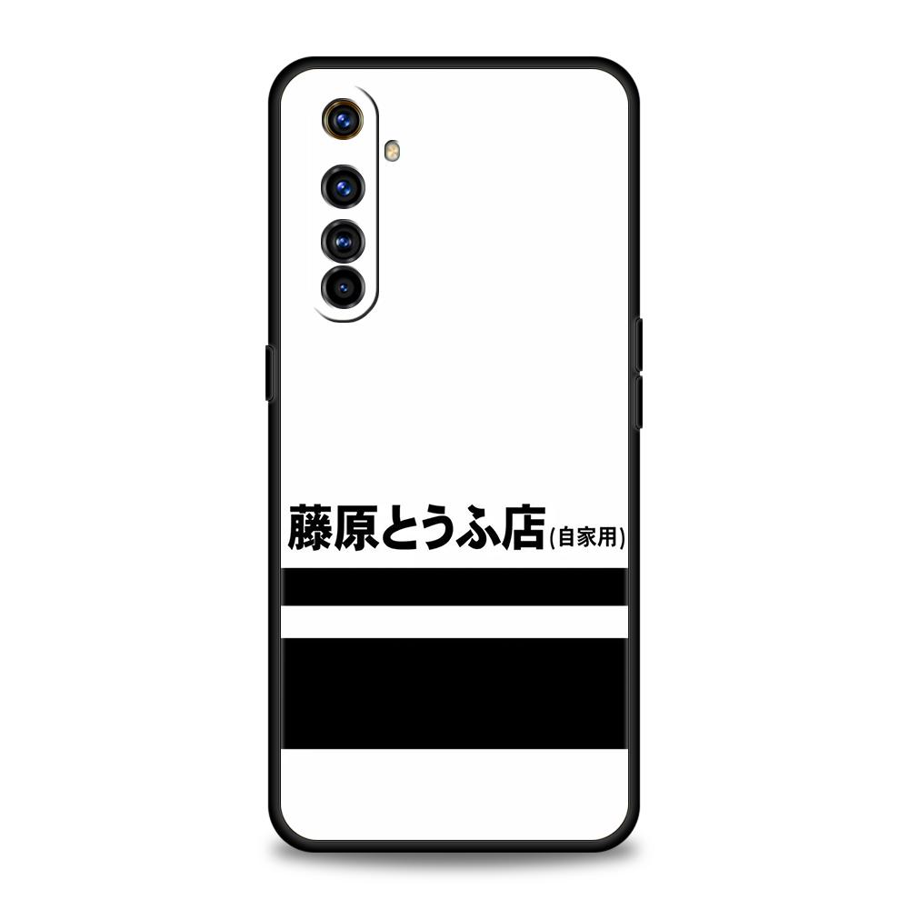 Чехол для телефона Initial D AE86 для Realme 8 9 Pro Plus 8i 9i 6 7 GT2 C21 C25 C3 C11 11 Pro 5G Plus Ударопрочный силиконовый чехол Capa Сумка