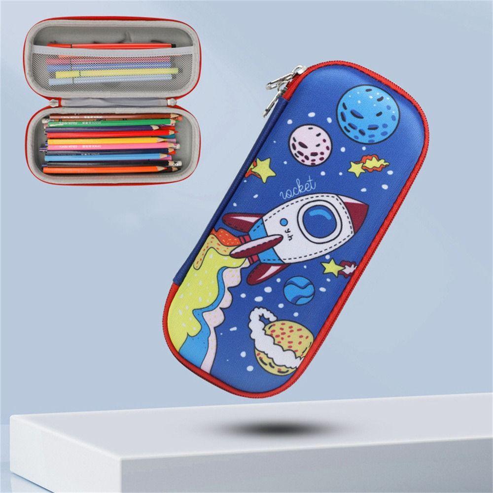 Dinosaur 3D Pencil Box Astronaut Astronaut Pen Case Boys Space Pencil Bag School Supplies