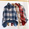 Multi-Purpose Moisture-Absorbing Heat-Generating Flannel Blanket: Cozy Fleece Shawl & Warm Nap Blanket
