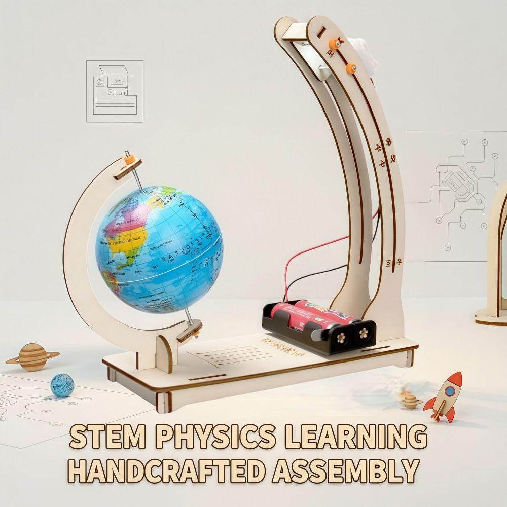 Simulation Day Night Alternation Globe STEM Technological Physics Learning Kit  Kid
