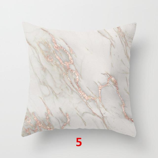 Marble Pillow Pillow Case Simple Modern Model Room Nordic Living Room Pillow Case