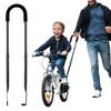 Children Bike Safety Trainer Handle Non-slip Sponge Wrapped Heavy Duty Kids Cycling Learning Bike Balance Push Bar Bike Accessories