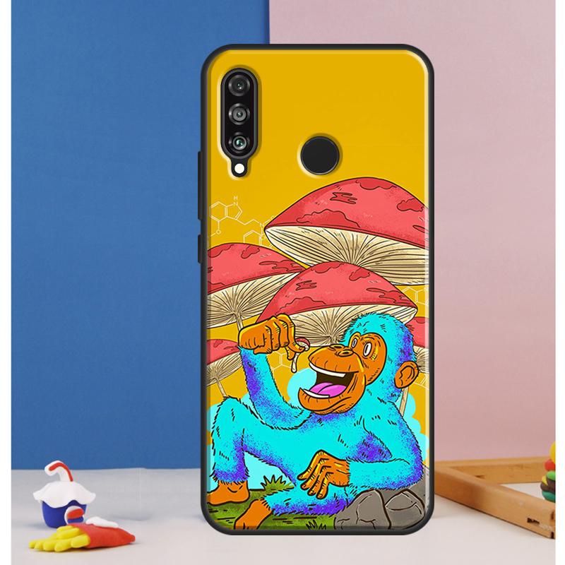 Психоделический Грибной Лягушачий Чехол Для Huawei Nova Y73 Y72 Y70 Y90 Y60 Y61 Y91 12s 12i 11i 8i 9 10 SE P30 P40 Lite P60 Pro