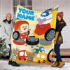 Customiz Name Personality The Bread Thief Blanket Soft&Warm Office Bed Travel Lunch Break Blanket,Gift All Seasons