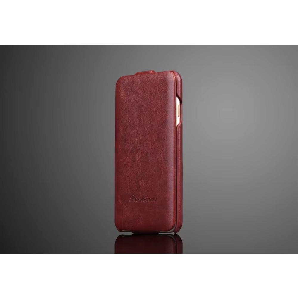 Оригинальный кожаный вертикальный чехол-книжка для Apple IPhone 17 Air 15 16 7 8 14 Plus 11 12 Mini 13 Pro Max 6 6S 17E Роскошные Fundas