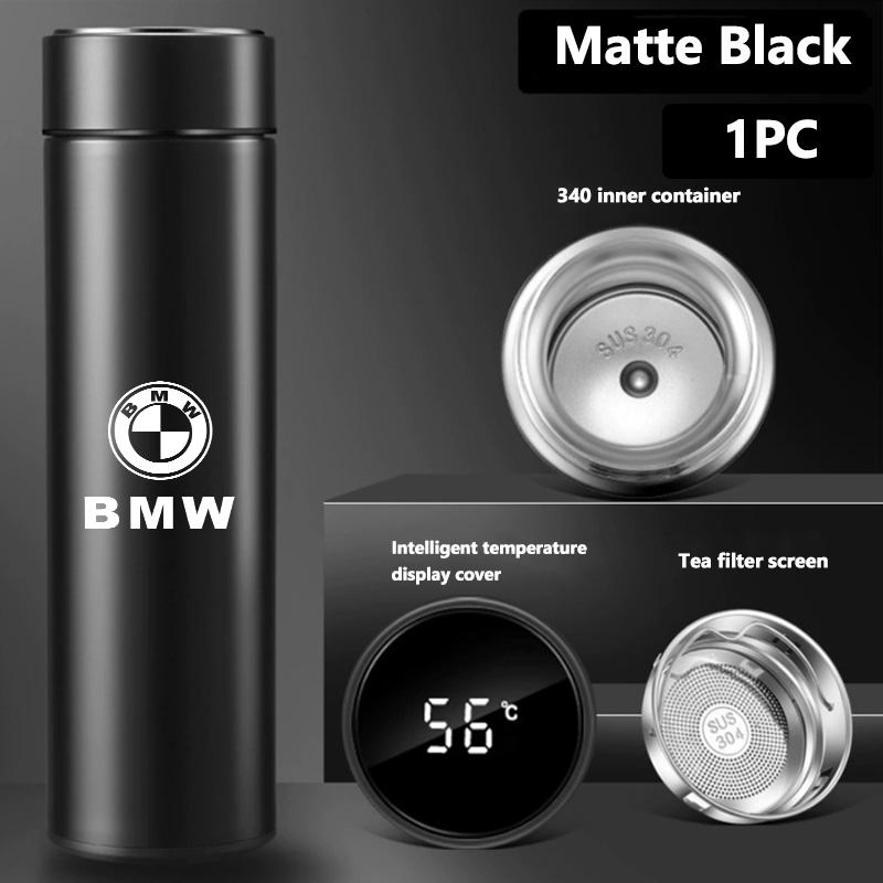 Car Stainless Thermos Bottle Temperature Display Thermos Cup For BMW M Performance E36 E46 E60 E90 E91 E92 E93 F30 F20 AC4
