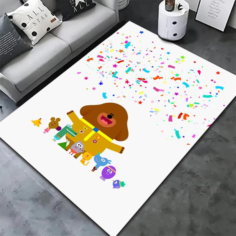Hey Duggee Carpet Rug for Living Room Bedroom Home Sofa Decoration,Kids play Non-slip Floor Mat