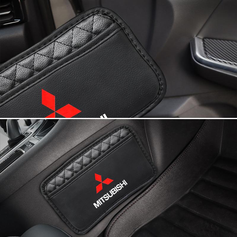 Боковой карман-органайзер для автомобильного сиденья, сумка, стикер, многофункциональные аксессуары для хранения для Mitsubishi Colt Lancer L200 Pajero Outlander EX