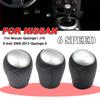 High Quality 6 Speed Gear Shift Knob For Nissan Juke F15 X-Trail T31 Qashqai J10 2007-2019 Gear Shift Lever Knob Car Accessories