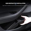 Futhope 4pcs Side Door Storage Box for Tesla New Model Y Juniper 2026 Model YL Tray Organizer Front Door Handle Decoration