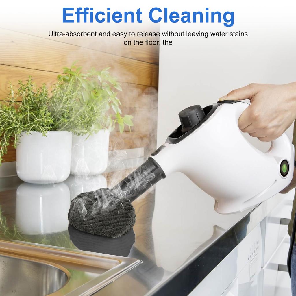 16 шт. Сменные насадки для паровой швабры, насадки из микрофибры для швабры, моющиеся, многоразовые, аксессуары из паровой ткани для ручного пароочистителя для дома